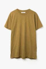 Front of men's Basic Tee in sienna.