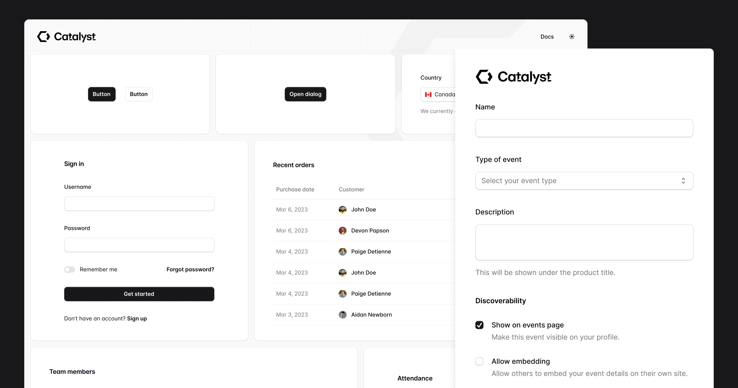 The new Catalyst UI kit