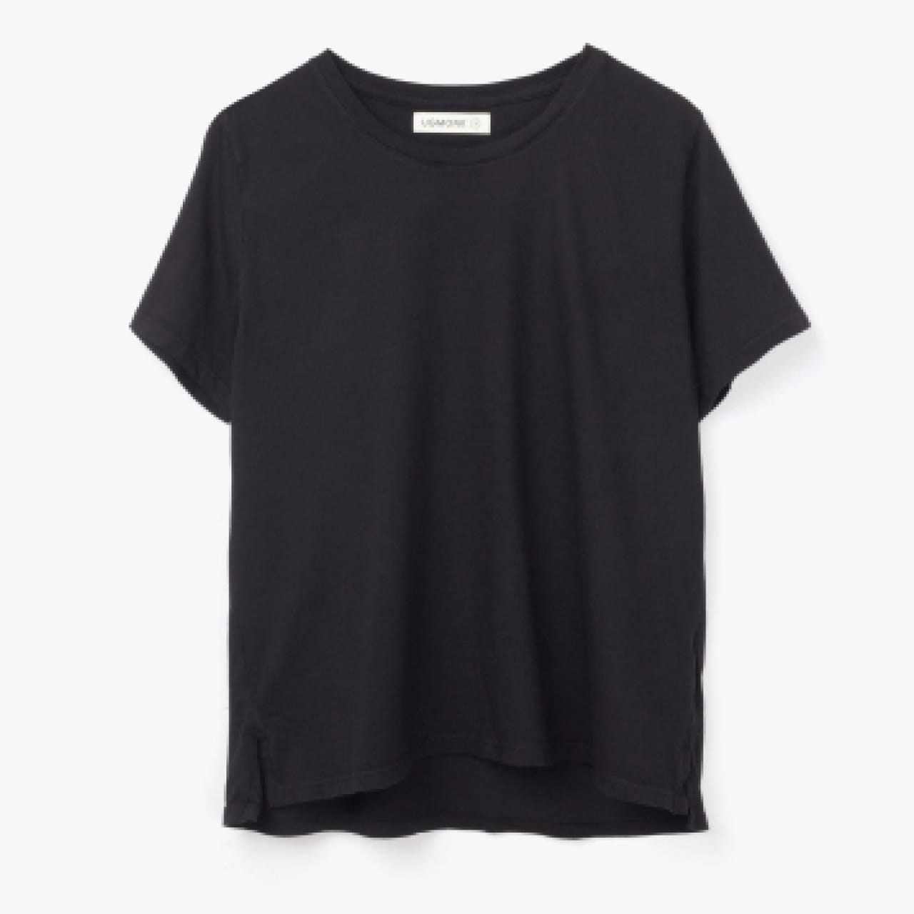 Front of men's Basic Tee in black.